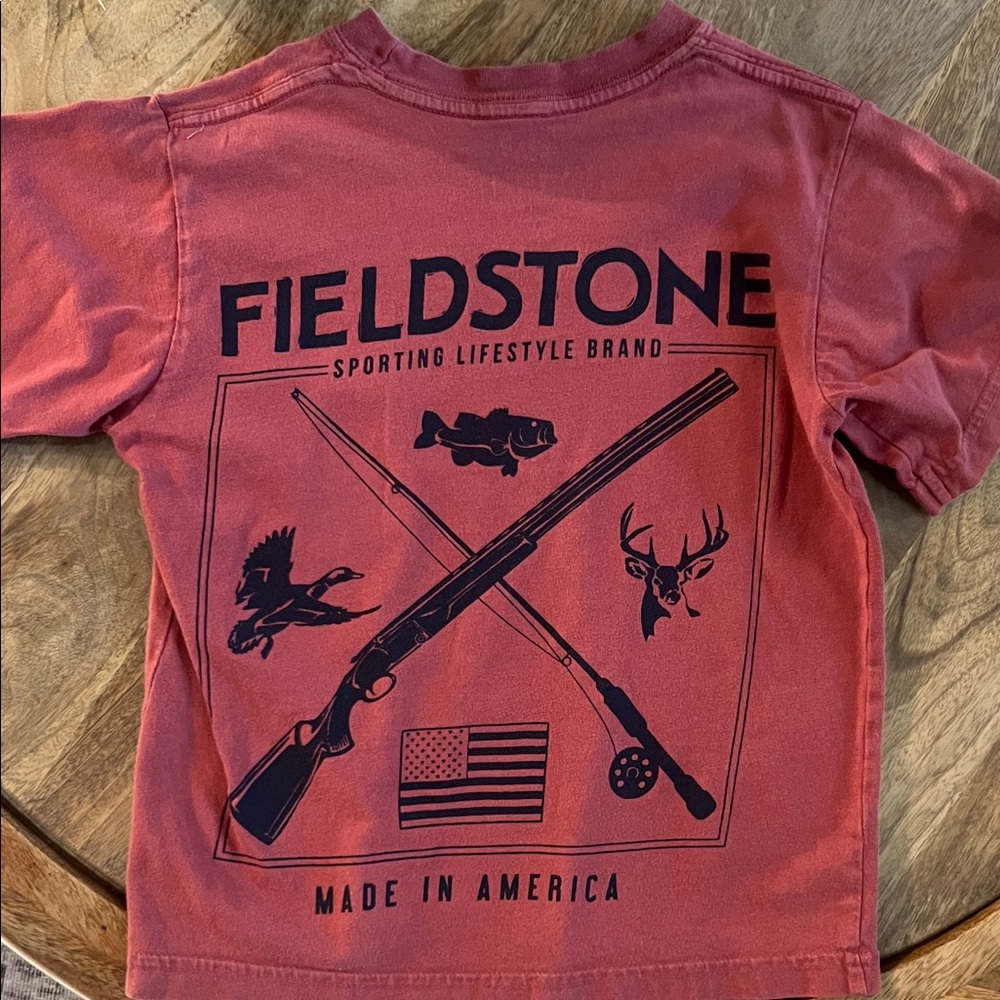 Fieldstone Kids Red Graphic Tee